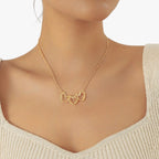 Minimalistische ketting met harthanger in 316L staal
