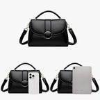 Compact Clean-Lined Lightweight Everyday Shoulder Bag