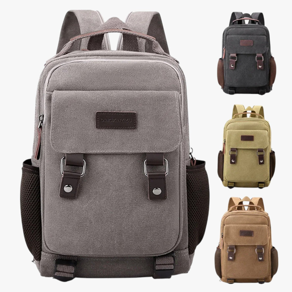 Men's Mini Canvas One-Shoulder Sling Backpack