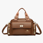 Multifunctional PU Leather Handbag with Organised Pockets