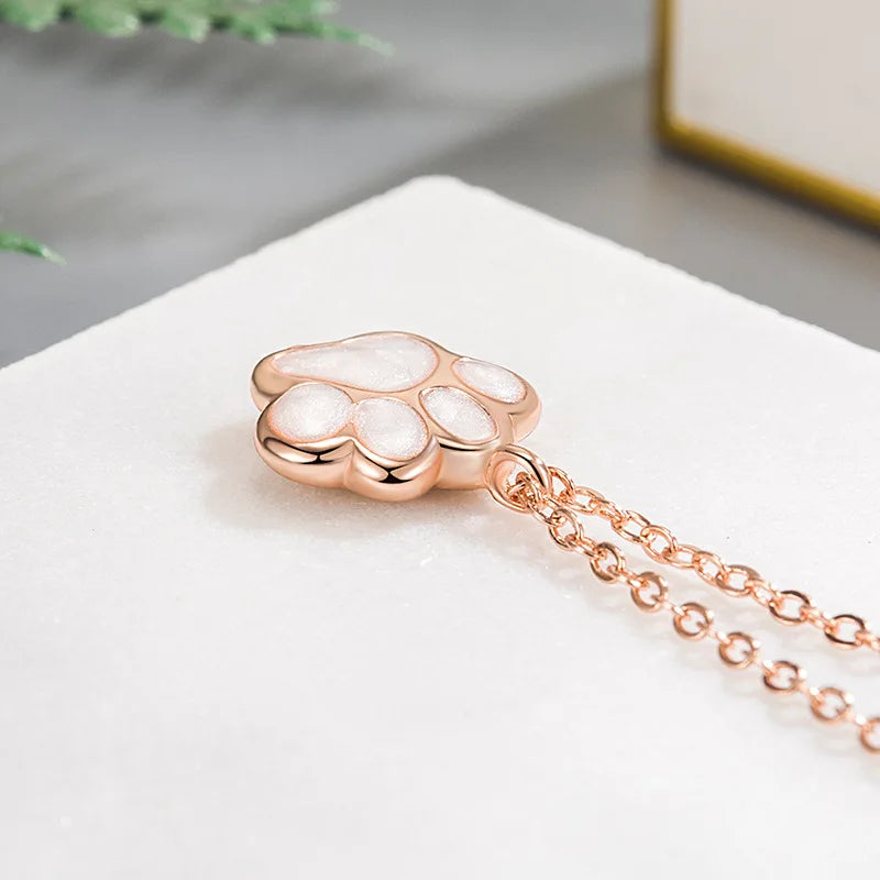 Paw Charm Keepsake Necklace