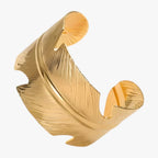 Adjustable Open Cuff Bracelet in Stainless Steel