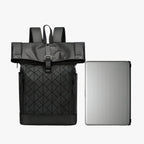 Men's Versatile Black Laptop Backpack for Daily Use