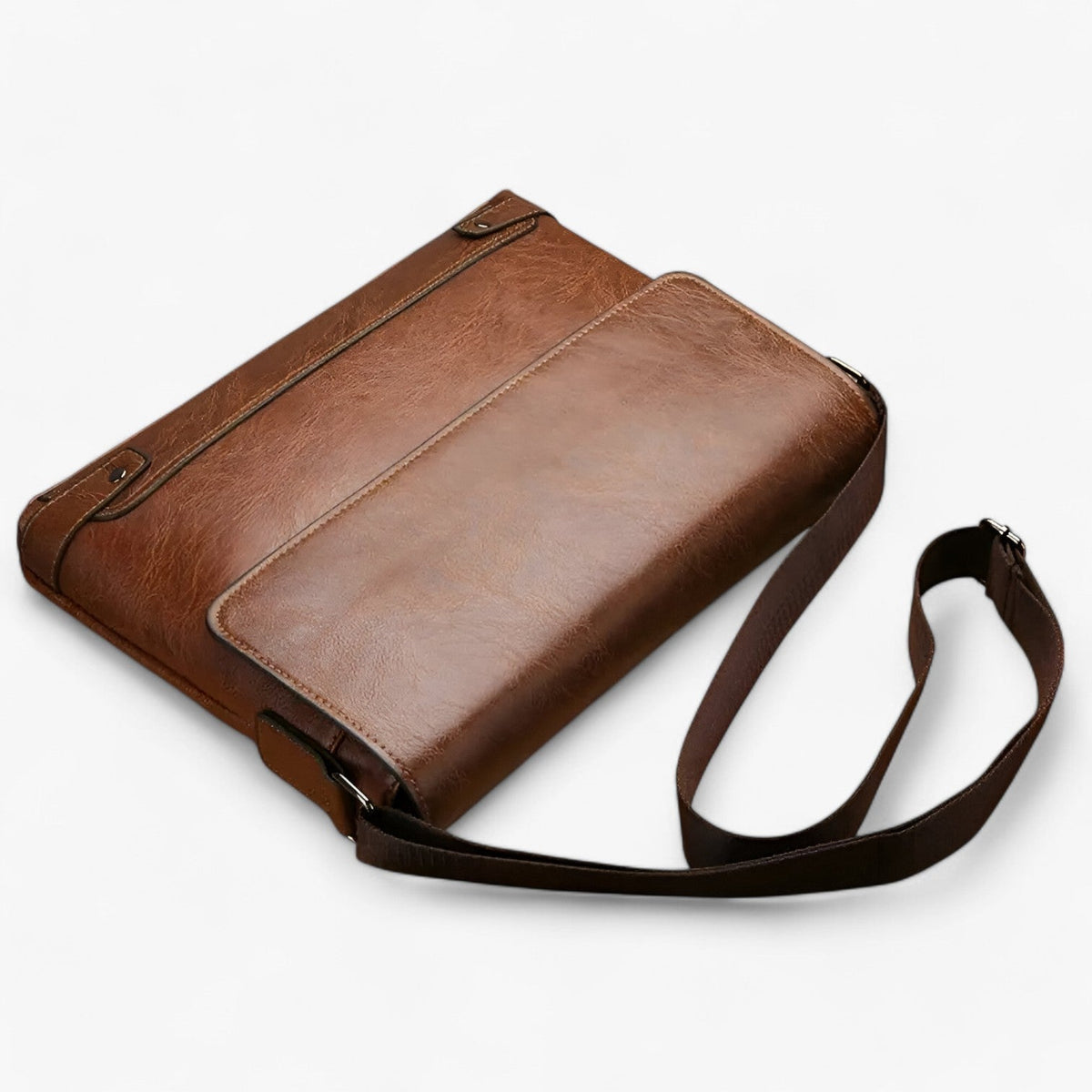 Klassieke zakelijke PU-leren laptoptas voor heren