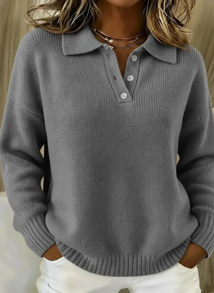 Soft Knit Jumper with a Relaxed Fit and Easy Layering Shape