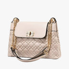 Soft Basket-Weave Adjustable Everyday Shoulder Bag