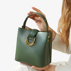 Spacious Versatile Fashion Bucket Bag in Four Colours