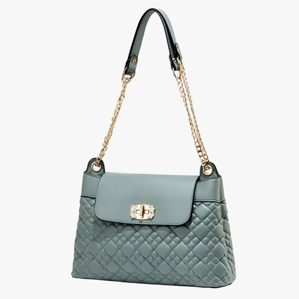 Soft Basket-Weave Adjustable Everyday Shoulder Bag