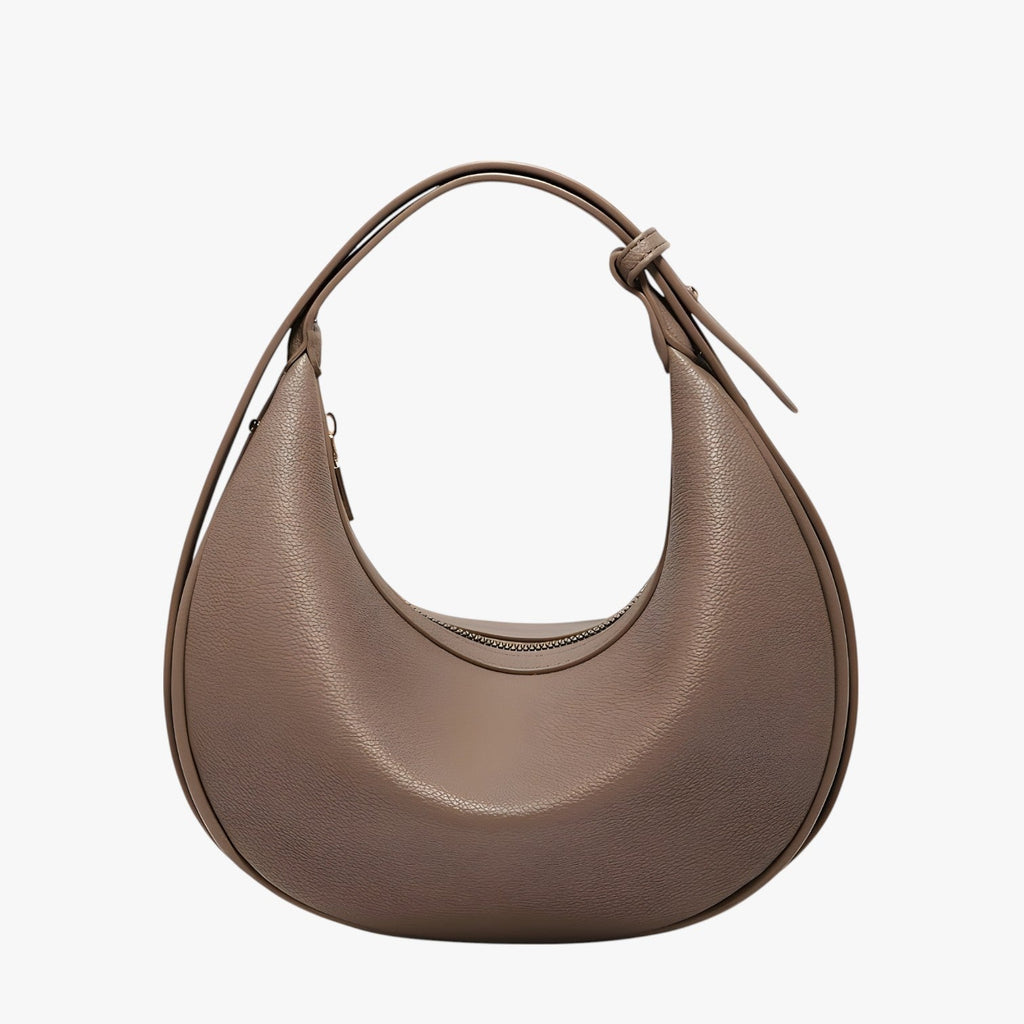 Women's Elegant Crescent Half-Moon Shoulder Bag