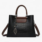 Soft Flexible Leather Two-Way Shoulder and Crossbody Bag