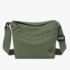 Women's Lightweight Waterproof Nylon Shoulder Bag with Pockets