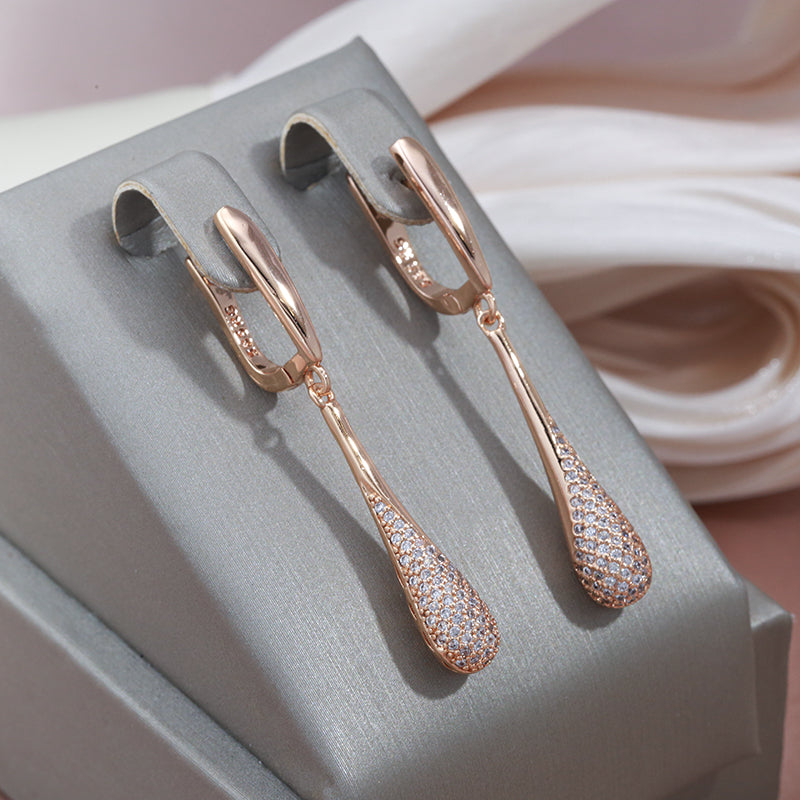Shiny Dangle Earrings