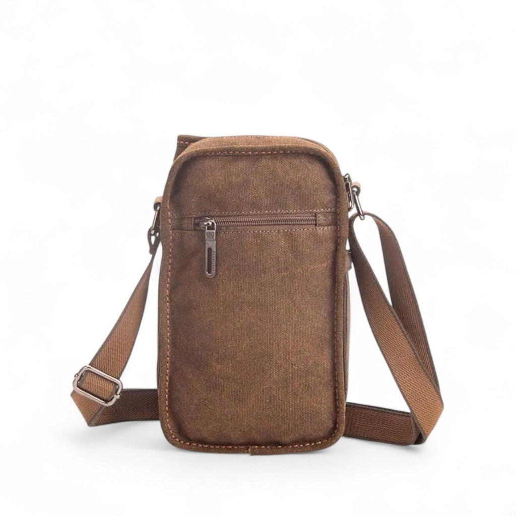 Geweven stoffen handsfree crossbody-reistas