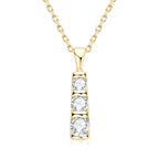 Ketting met drie ingelegde sparks
