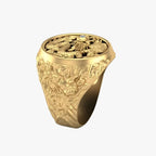 Goudkleurige drakenring, gewikkelde band