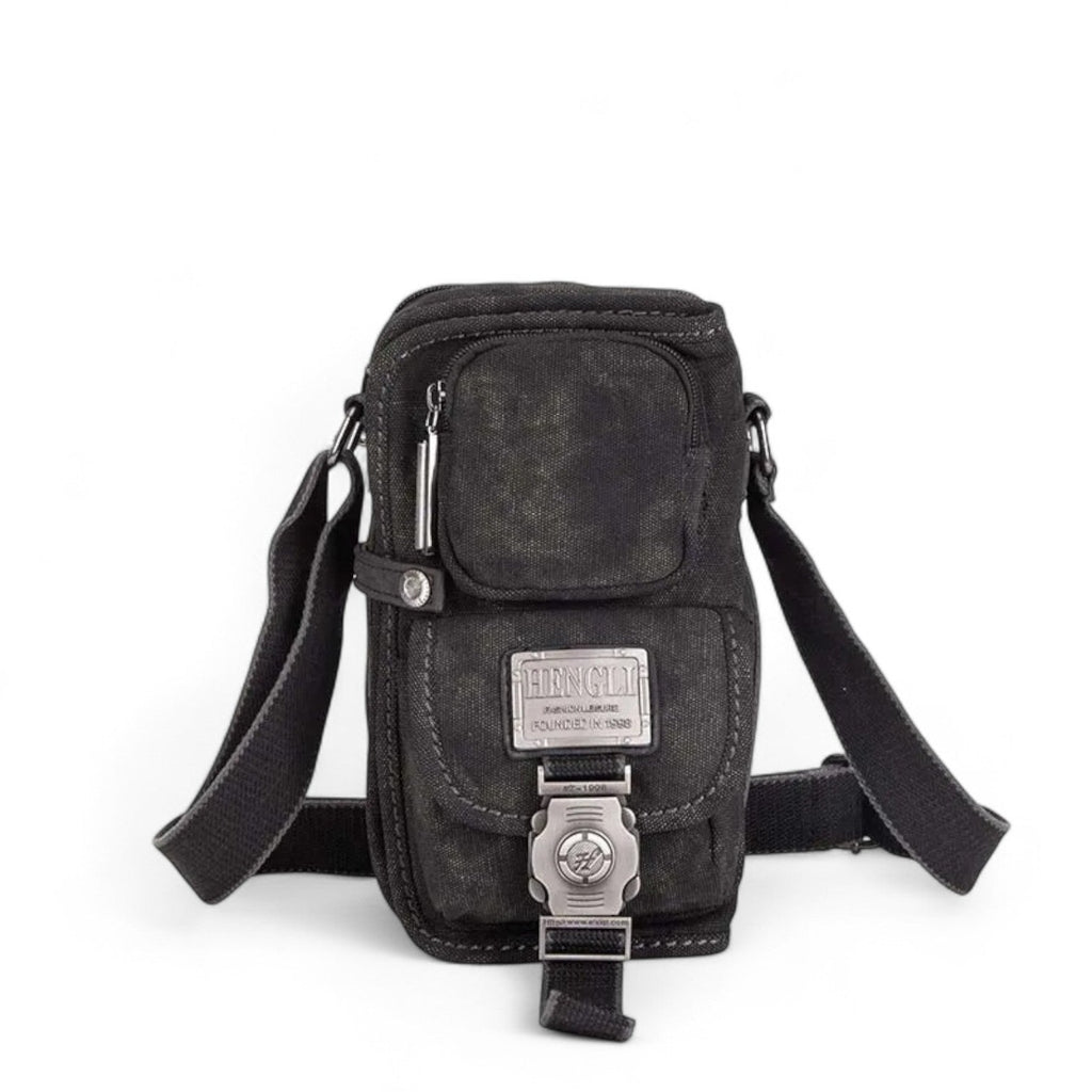 Geweven stoffen handsfree crossbody-reistas