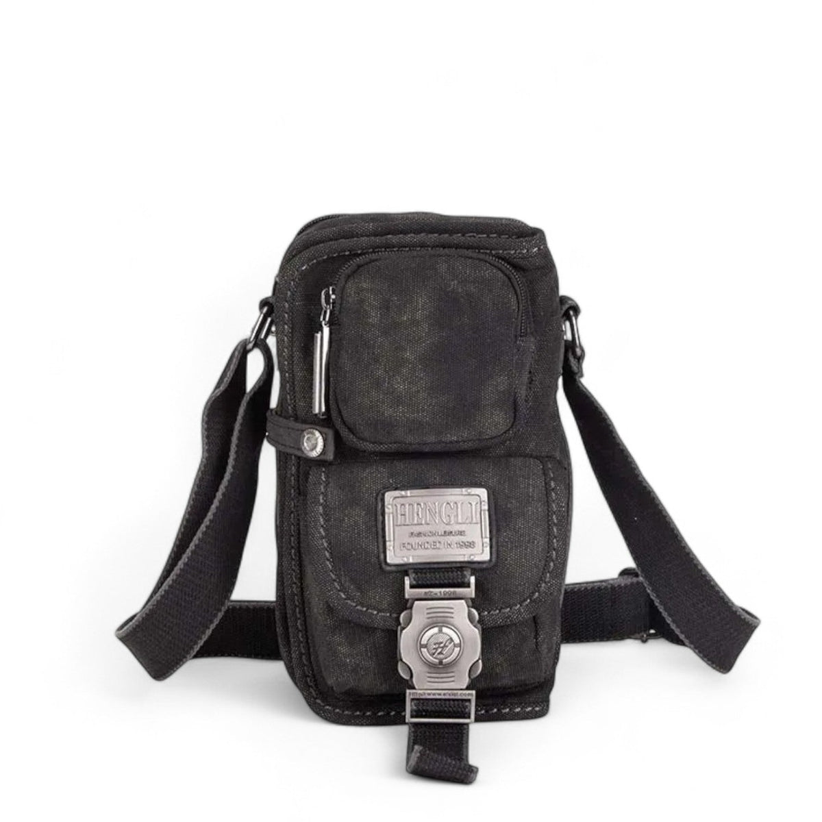 Geweven stoffen handsfree crossbody-reistas