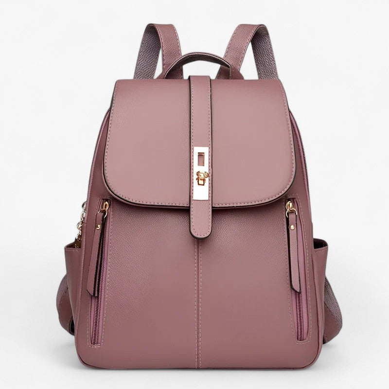 Women's Elegant Genuine Leather Everyday Backpack