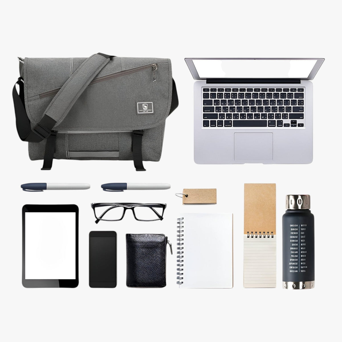 Lightweight 15-Inch Padded Laptop Crossbody Bag