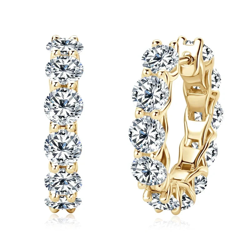 Spark Earrings in Two Tones