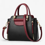 Chic Contrast-Colour Professional Work Handbag