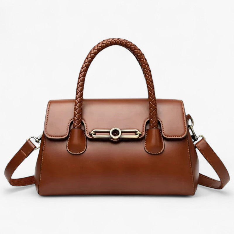 Women's Compact Retro PU Leather Shoulder Bag