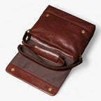Timeless Durable Leather Messenger Shoulder Bag