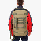 Large 50L Hiking Backpack for Camping, Trekking and Mountaineering