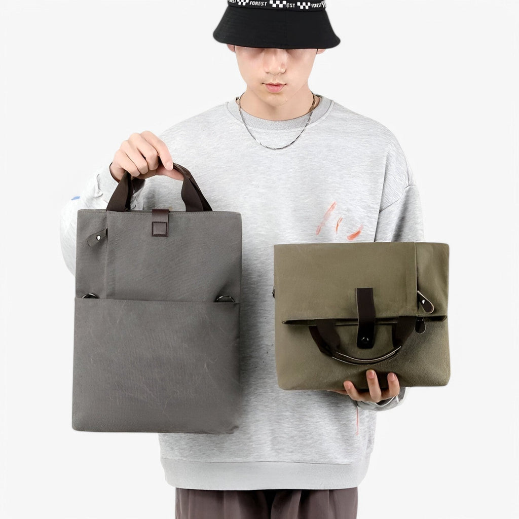 Men's Versatile Multi-Pocket Laptop Shoulder Bag