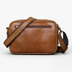 Premium Matte Leather Brown Everyday Shoulder Bag