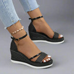 Wedge Ankle Strap Sandals