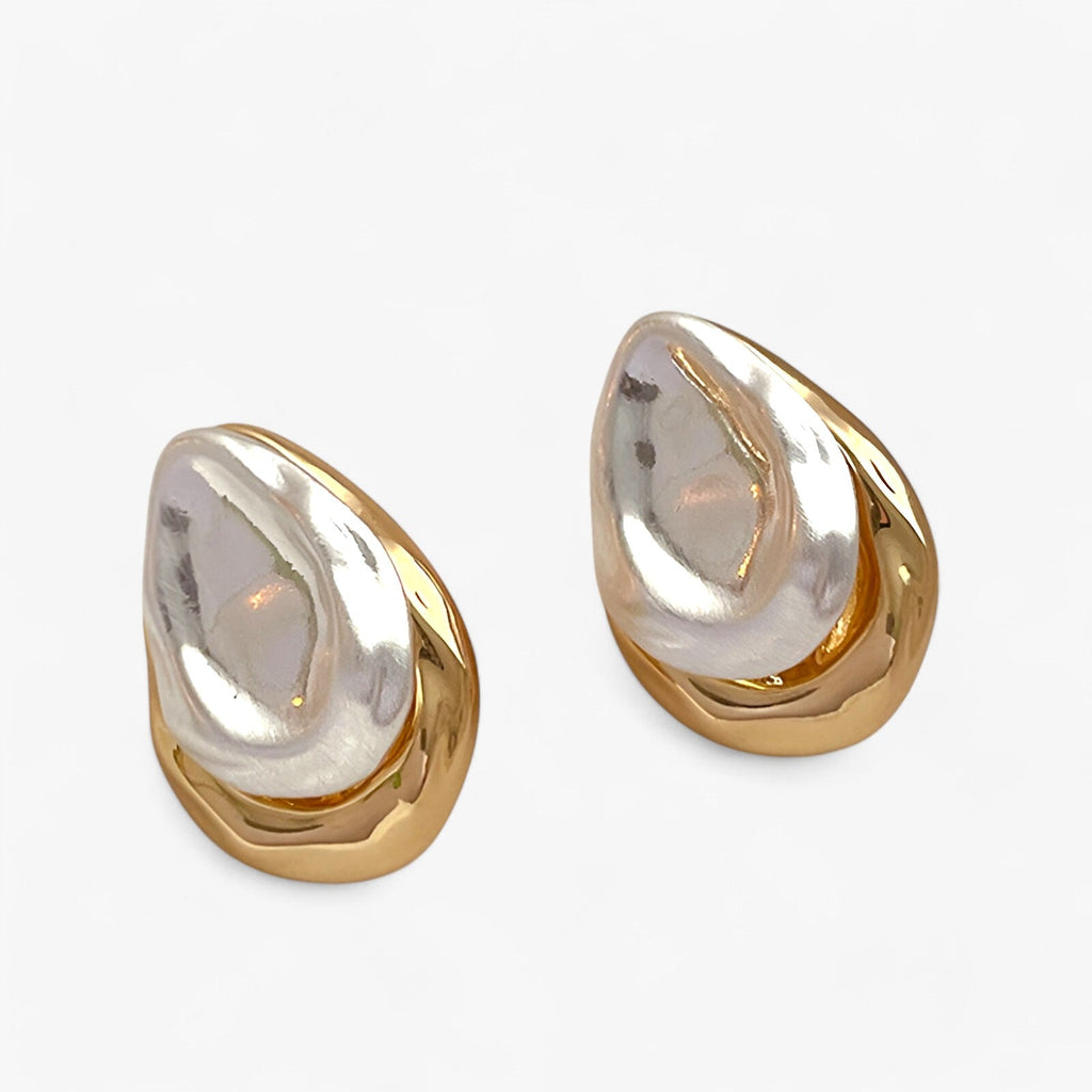 Back-to-Front Metal Earrings