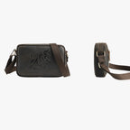 Men's Elegant Dark Brown Organised Shoulder Bag