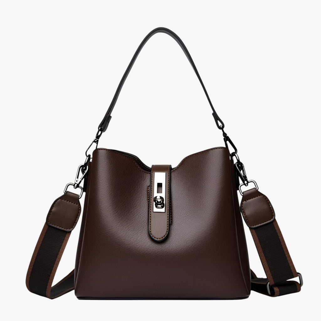 Soft PU Leather Clean-Lined Everyday Shoulder Bag