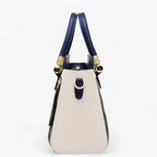 Chic Contrast-Colour Professional Work Handbag