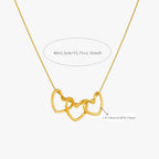 Minimalistische ketting met harthanger in 316L staal