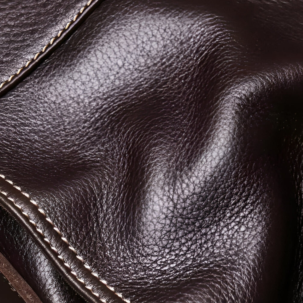 Timeless Durable Leather Messenger Shoulder Bag
