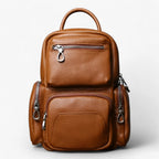 Men's Two-in-One Leather Chest Bag and Backpack