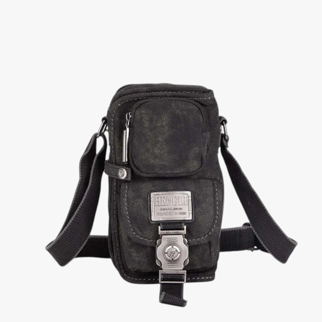 Geweven stoffen handsfree crossbody-reistas