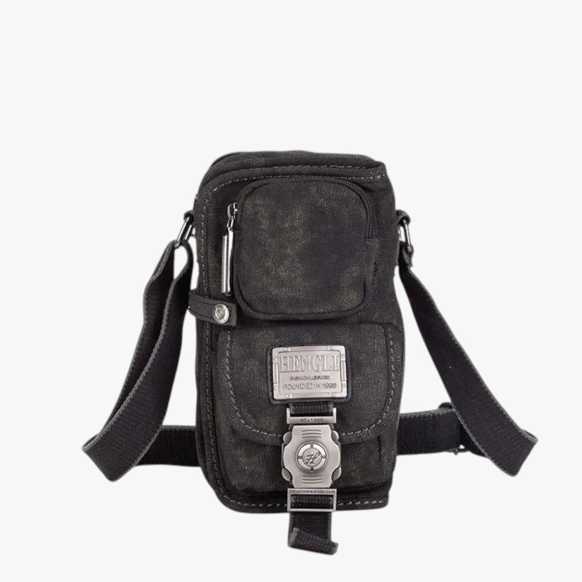 Geweven stoffen handsfree crossbody-reistas