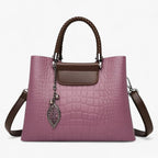 Soft Flexible Leather Two-Way Shoulder and Crossbody Bag