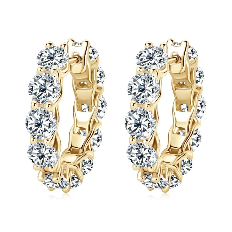Spark Earrings in Two Tones