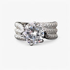 Cubic Zirconia Ring with 10mm Stone