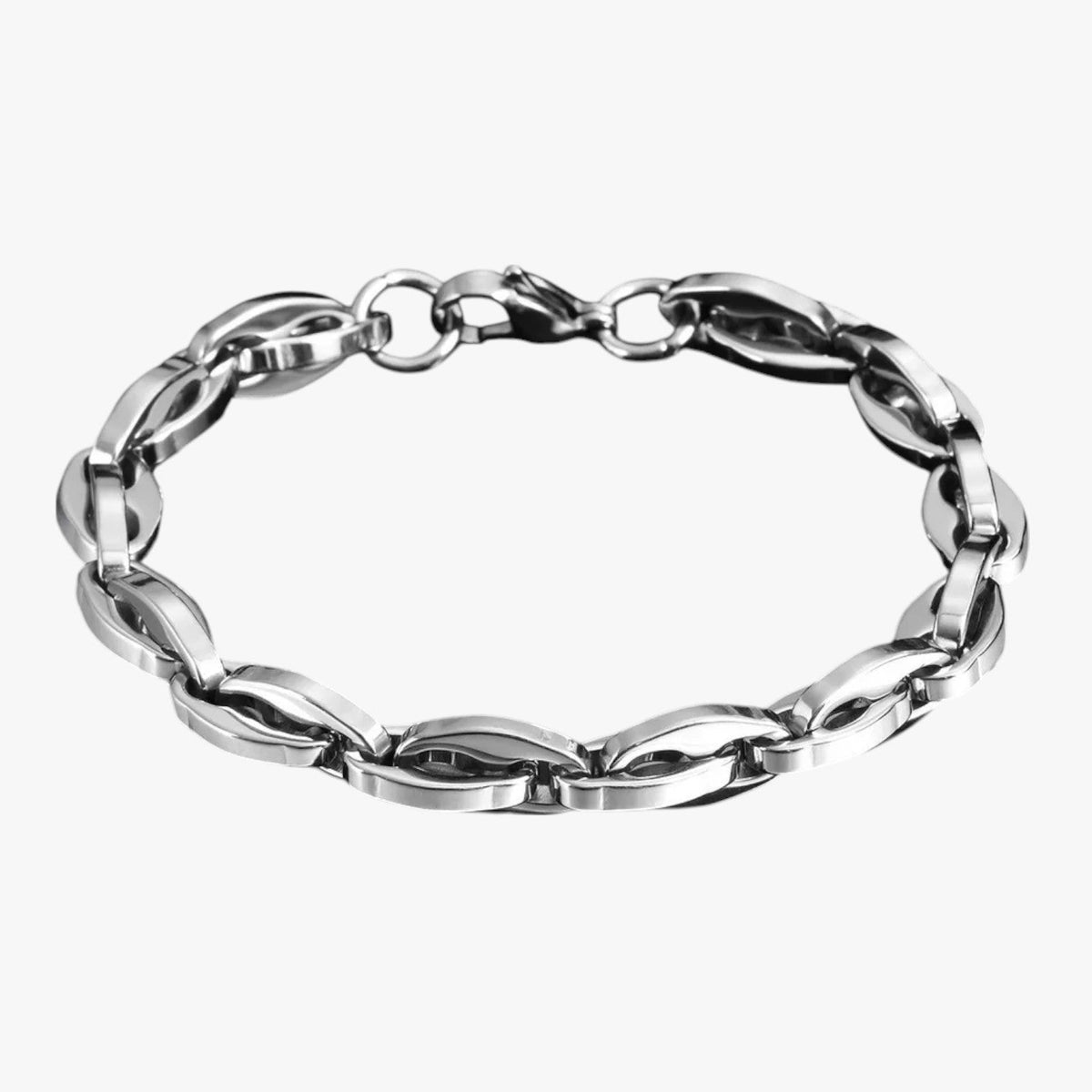 Waterdichte roestvrijstalen schakelarmband, smal model