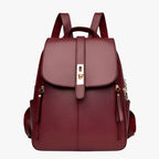 Women's Elegant Genuine Leather Everyday Backpack