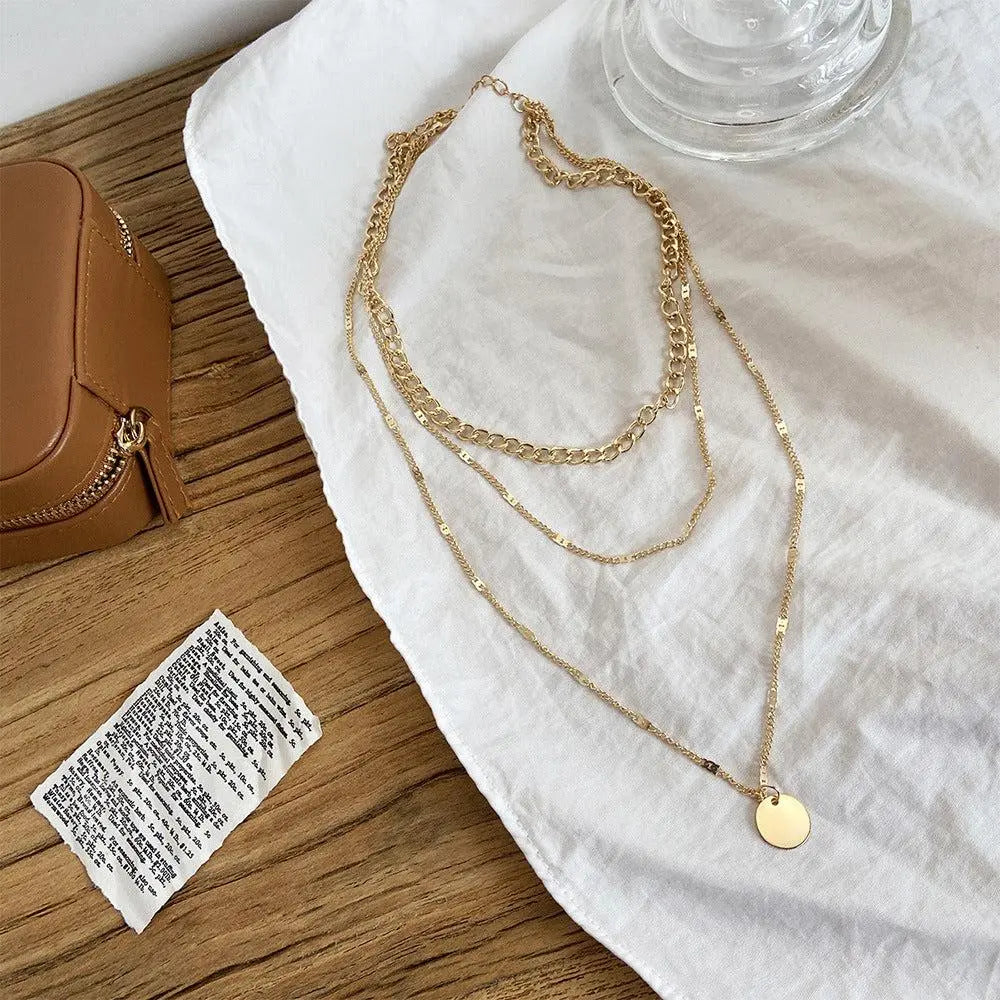 Collar Necklace in Two Tones