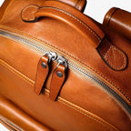 Spacious Premium Genuine Leather Laptop Backpack