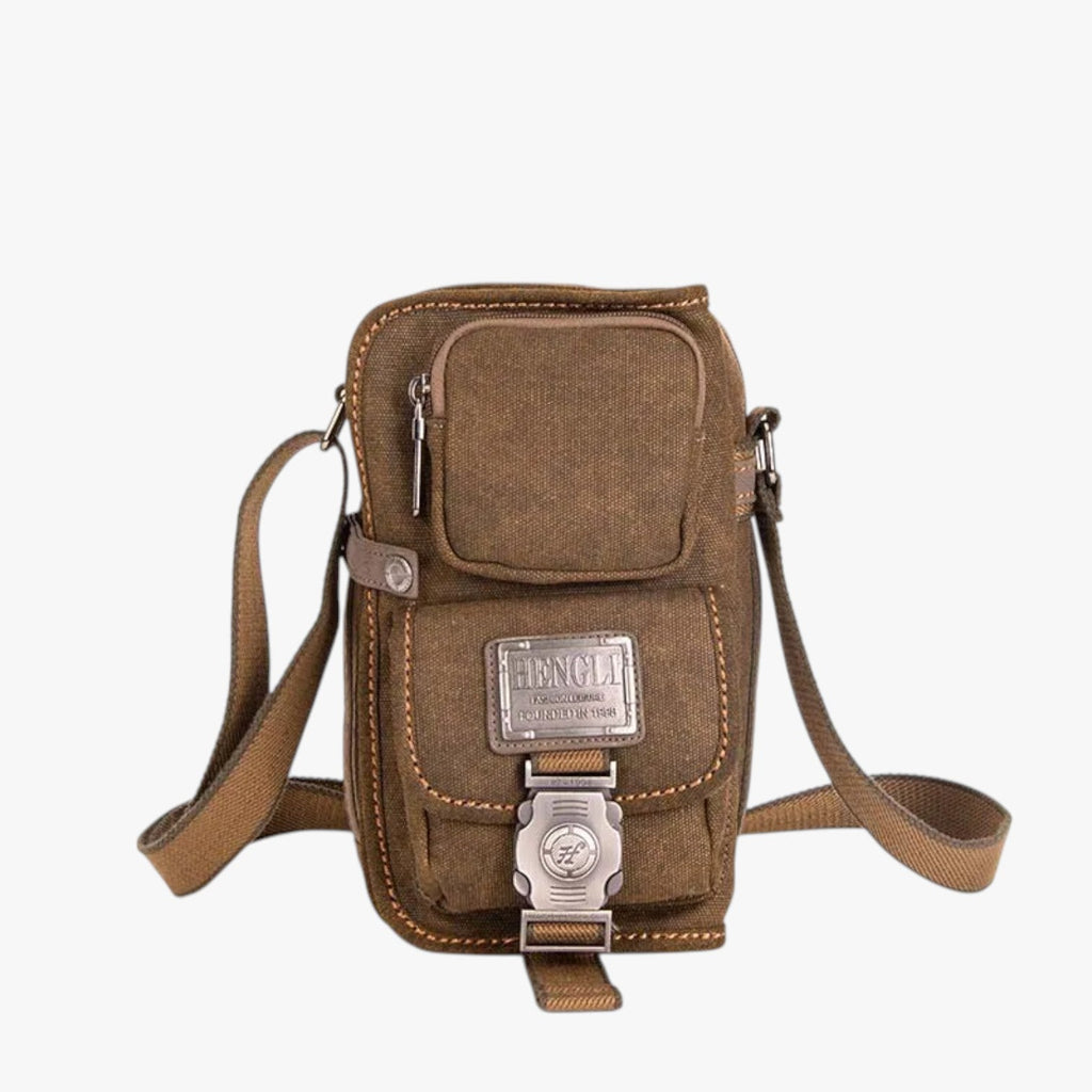 Geweven stoffen handsfree crossbody-reistas