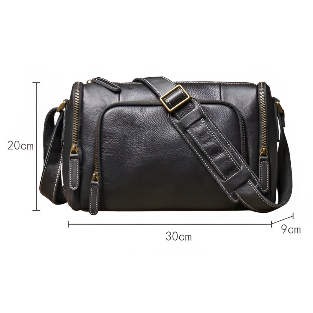 Organised Multifunctional Vintage Messenger Shoulder Bag