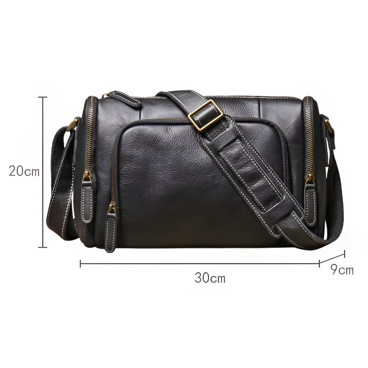 Organised Multifunctional Vintage Messenger Shoulder Bag